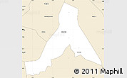 Classic Style Simple Map of Ejisu