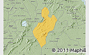 Savanna Style Map of Juaso-Bankaman