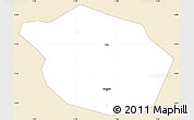 Classic Style Simple Map of Kumasi, single color outside