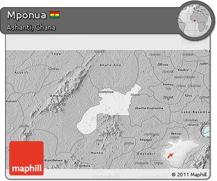 Gray 3D Map of Mponua