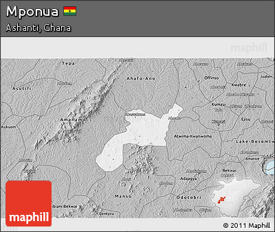Gray 3D Map of Mponua