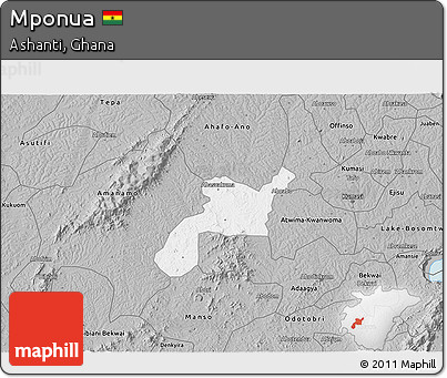 Gray 3D Map of Mponua