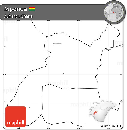 Blank Simple Map of Mponua