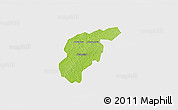 Physical 3D Map of Odotobri, single color outside
