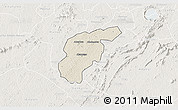 Shaded Relief 3D Map of Odotobri, lighten