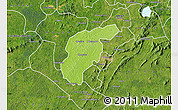 Physical Map of Odotobri, satellite outside