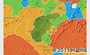 Satellite Map of Odotobri, political outside