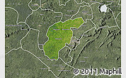 Satellite Map of Odotobri, semi-desaturated