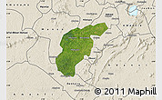 Satellite Map of Odotobri, shaded relief outside
