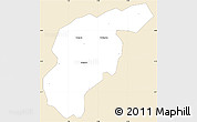 Classic Style Simple Map of Odotobri, single color outside