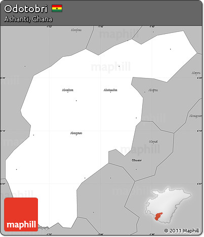 Gray Simple Map of Odotobri