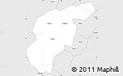 Silver Style Simple Map of Odotobri