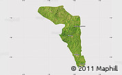 Satellite Map of Offinso, cropped outside