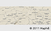 Shaded Relief Panoramic Map of Offinso