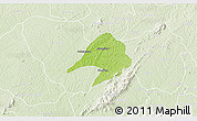 Physical 3D Map of Tepa, lighten