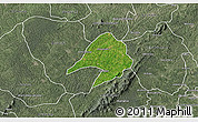 Satellite 3D Map of Tepa, semi-desaturated