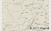 Shaded Relief Map of Tepa
