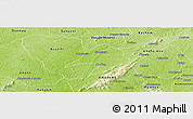 Physical Panoramic Map of Tepa