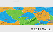 Political Panoramic Map of Tepa