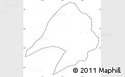 Blank Simple Map of Tepa, cropped outside, no labels
