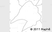 Blank Simple Map of Tepa, no labels