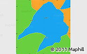 Political Simple Map of Tepa