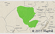 Political 3D Map of Asutifi, shaded relief outside