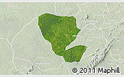 Satellite 3D Map of Asutifi, lighten