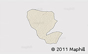 Shaded Relief 3D Map of Asutifi, single color outside