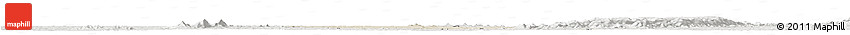 Shaded Relief Horizon Map of Asutifi, lighten, semi-desaturated