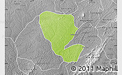 Physical Map of Asutifi, desaturated