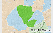 Political Map of Asutifi, lighten