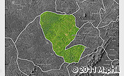 Satellite Map of Asutifi, desaturated