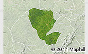 Satellite Map of Asutifi, lighten