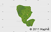 Satellite Map of Asutifi, single color outside