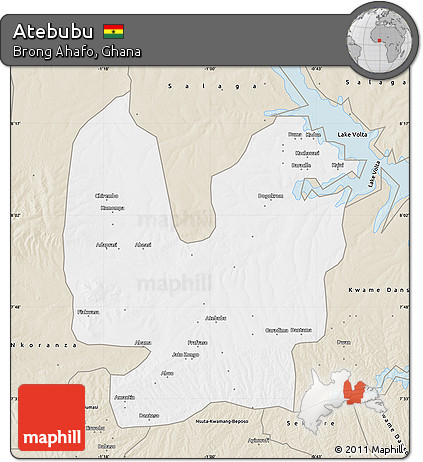 Classic Style Map of Atebubu