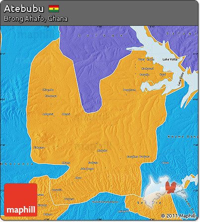 Political Map of Atebubu