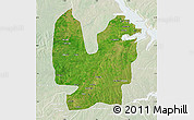 Satellite Map of Atebubu, lighten