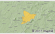 Savanna Style 3D Map of Bechem