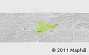 Physical Panoramic Map of Bechem, lighten, desaturated