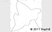 Blank Simple Map of Bechem, no labels
