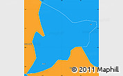 Political Simple Map of Bechem