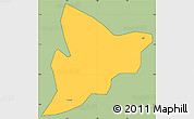 Savanna Style Simple Map of Bechem, cropped outside