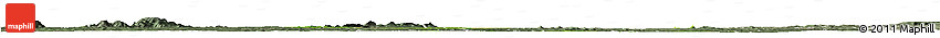 Satellite Horizon Map of Berekum, semi-desaturated