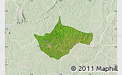 Satellite Map of Berekum, lighten