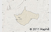 Shaded Relief Map of Berekum, lighten