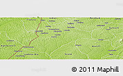 Physical Panoramic Map of Dormaa