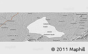 Gray Panoramic Map of Goaso
