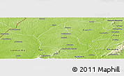 Physical Panoramic Map of Goaso