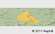 Savanna Style Panoramic Map of Goaso